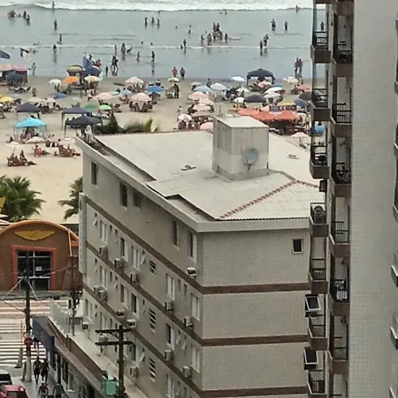 Apto Com Sacada Gourmet Vista Mar Praia Grande  Exterior photo