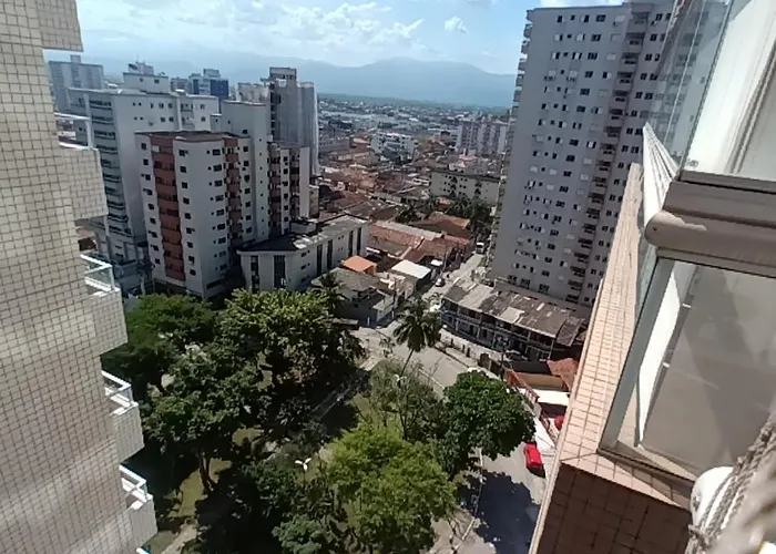Apto Com Sacada Gourmet Vista Mar