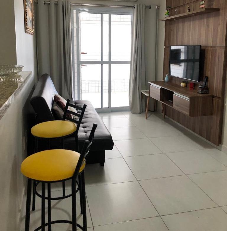 Apto Com Sacada Gourmet Vista Mar Praia Grande (Santos)
